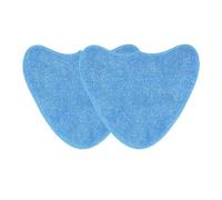 KIQAWEE 2 Pcs Microfibre Replacement Pads, Fit for Vax Steam Mop Pads S85-CM S86-SF-P S86-SF-T S2ST S86-SF-CC VRS29M Vax Steamer Cleaner Mop Pads, Washable and Reusable for Floor Cleaning