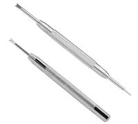 KIQAWEE 2Pcs Watch Link Removal Kit, Spring Bar Pin Tool Set, Watch Strap Removal Tool with Double Ended Design for Watch Band Repair and Sizing