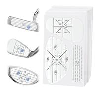 KIQAWEE Golf Impact Tape, 150PCS for Irons Woods Putters, Self-Teaching Golf Club Face Impact Stickers for Swing Accuracy, Sweet Spot and Shot Consistency Analysis Training Aid