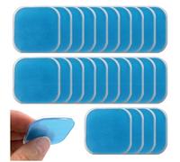 KIQAWEE Pack of 40 Gel Pads Compatible with EM 59, Self-Adhesive EMS Gel Pads Replacement Sets, Heat Devices, Self-Adhesive Gel Pads for Heat Devices, High-Quality Skin-Friendly Gel Electrodes