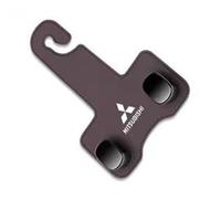 KIQETCLL Leather Car Seat Hooks for Mitsubishi ASX Sport 2010 2011 2012, Car Seat Back Organizer Hooks, Double Hook for Headrest, Auto Storage Hangers, Multifunctional Seat Hanger, One,Brown