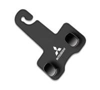KIQETCLL Leather Car Seat Hooks for Mitsubishi ASX Sport 2010 2011 2012, Car Seat Back Organizer Hooks, Double Hook for Headrest, Auto Storage Hangers, Multifunctional Seat Hanger, One,Black