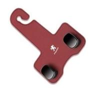 KIQETCLL Leather Car Seat Hooks for Peugeot e-208 2019 2020 2021 2022 2023 2024 2025, Car Seat Back Organizer Hooks, Double Hook for Headrest, Auto Storage Hangers, Multifunctional Seat Hanger, One