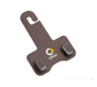 KIQETCLL Leather Car Seat Hooks for Smart Electric Drive 2016 2017 2018, Car Seat Back Organizer Hooks, Double Hook for Headrest, Auto Storage Hangers, Multifunctional Seat Hanger, One,Brown