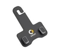KIQETCLL Leather Car Seat Hooks for Smart EQ Fortwo Cabrio 2023 2024 2025, Car Seat Back Organizer Hooks, Double Hook for Headrest, Auto Storage Hangers, Multifunctional Seat Hanger, One,Black