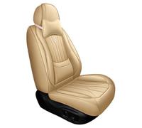 KIQOUO Car seat cover set suitable for Tutti i Modelli Rover Range Evoque Sport Freelander Discovery 3 4 5 Suitable for car seat covers_Beige