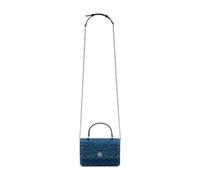 Kira Diamond Mini Top Handle Purse - female - Tory Burch - Cross Body Bags - Blue - ONE SIZE - Bags ONE SIZE