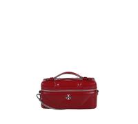 Kira Diamond Quilt East West Vanity Case - female - Tory Burch - Handbags - Red - ONE SIZE - Bags ONE SIZE