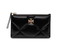 Kira Diamond Quilt Zip Card Case - female - Tory Burch - Wallets & Cardholders - Black - ONE SIZE - Accessories ONE SIZE