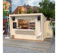 Kira (3.6x2.3m | 7.7m2) Timber Garden Bar