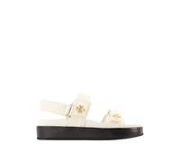 Kira Sport Sandals, female, Tory Burch, Flat Sandals, White, 2 1/2 UK, Shoes 2 1/2 UK