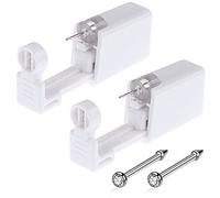 KiraGrace Nose Piercing Gun - 2 Pack Self Nose Piercing Kit Unit Disposable Nose Piercing Gun with Nose Stud Piercing Kit Tool for Cartilage Tragus Helix Piercing Gun Piercing Jewelry (Silver),