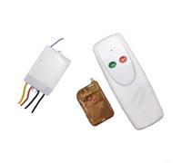 KiraKira 1-Channel Wireless Switch 220V LED Lights, Remote Control Up to 80M, for Compact Rocker Switch Home Warehouse Office for Lighting Management(K-PC801LS)