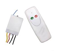 KiraKira 1-Channel Wireless Switch 220V LED Lights, Remote Control Up to 80M, for Compact Rocker Switch Home Warehouse Office for Lighting Management(K-PC801L)