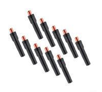 KiraKira 10PCS 45mm Copper Welding Tips With Non-Stick Coating For 15AK Torch Designed For Reliable Performance In MIG And Flux-Cored Applications(0.8mm)