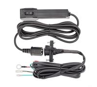 KiraKira 12V DC Winch Remote Control Switch, Wired Manual Hand Kit Off-Road UTV Towing and Recovery