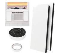 KiraKira 2-Pack Window Air Conditioner Foam Insulation Kit, 17x9x7/8 Inch Adjustable Side Panels, Energy Saving Sealing for 5000-22000 BTU ACs