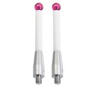 KiraKira 2 Pcs A-5000-3709 CMM Probe Stylus with 6mm Ball, 50mm Stem Length, Threaded Shank for Coordinate Measuring Machines