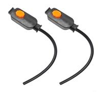 KiraKira 2 pcs TIG Torch Trigger Switch with Electric Button, Welding Machine Accessory, WP9 WP17 WP18 WP20 WP26 QQ150, 15 cm Cable