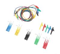 KiraKira 25-Piece Multimeter Probe Kit with Back Probe and Clips, Non-Destructive Test Set Automotive Electrical Repair and PCB Testing