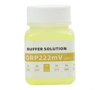 KiraKira 3-Pack 50ml pH Calibration Buffer Solution 4.0/7.0/10.0 with ORP Storage Liquid Probe Maintenance, Colour-Coded Bottles Lab Hydroponics Testing(ORP222mv)