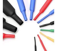KiraKira 328PCS Polyolefin Heat Shrink Tubing Set 2:1 Ratio Cable Sleeves 8 Sizes 1mm to 14mm Wire Bundling and for Insulation