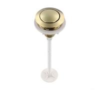 KiraKira 38mm Water for Tank Flush Button Single Action, Modern ABS Toilet for Tank Switch for Replacement Bathroom Decor(Bright gold)