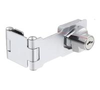 KiraKira 90 Degree Zinc Alloy Cabinet Lock No Drilling Required Adjustable Password Drawer Security for Kitchen Office Sand Silver