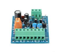 KiraKira AC 12V Stereo VU Meter Driver Board with Mute Function, Audio Level DB Meter Module, 55x66mm PCB