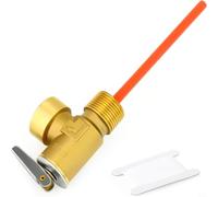 KiraKira Automatic Reset Temperature Pressure Relief Valve, Brass Construction Residential for Water Heater for Tank Safety, 12 Inch(C)