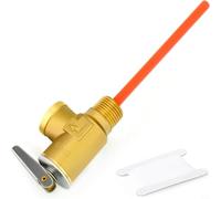 KiraKira Automatic Reset Temperature Pressure Relief Valve, Brass Construction Residential for Water Heater for Tank Safety, 12 Inch(B)