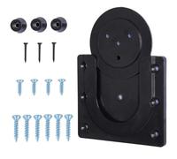 KiraKira Black for Heavy Duty Dartboard Bracket Steel Wall Mount Kit Easy Install Standard Boards