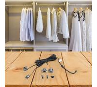 KiraKira Centralized Control Induction Switch for Double Doors, 12V 24V DC LED Light Sensor, Automatic On Off, Energy Saving, 2x2m Wire