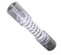 KiraKira Clear AC Drain Pipe Adapter 25mm Inner Diameter | See-through design, spot blockages fast, ensures smooth flow, fits standard AC units, plastic