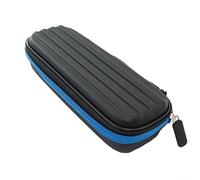 KiraKira Darts Case Hard EVA Material, Protective Holder Bag Steel for Soft Tip Darts and Accessories, Portable Storage Box with Mesh Pockets, for Red(Blue)