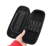 KiraKira Darts Case Hard EVA Material, Protective Holder Bag Steel for Soft Tip Darts and Accessories, Portable Storage Box with Mesh Pockets, for Red(Red)
