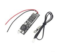 KiraKira DC12V Temperature-Sensitive Fan Controller With Digital Readout, 0.2-2A Output, 9.9-99.9C Operating Range, Factory Calibrated Thresholds(Rings)
