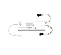 KiraKira Digital LED Light Strip Controller for ESP32 for ESP8266 Music Reactive Mic 100+ Effects WLED App Remote SK6812 DC 5V-24V White(B)