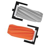 KiraKira DJI ROMO Roller Brush Combo with Angled Bristles and Rubber Fins for ROMO P, A, S Models, Effective Debris Pickup and Easy Maintenance