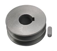 KiraKira for A Type Double Slot for V-Belt Pulley Cast Iron Motor Wheel Power Accessories 50-100mm(83x31x24mm)