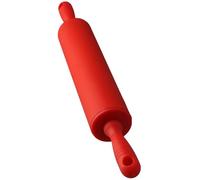 KiraKira for Large Silicone Rolling Pin 18 Inch Non- Flour Roller Baking Bread and Pastry for Red