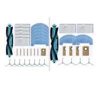 KiraKira for Vacuum Spare Parts Kit for Ultenic for Pro Lite for Honor Choice S3 R3 Plus, for Main Brush Side Brushes Filters Mop Cloths and Dust Bags