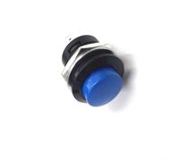 KiraKira Green 16mm Metal Push Button Momentary Switch, 12V 20A IP67 Waterproof for Round Start Switch Car Boat for Marine Automotive Electrical Equipment(blue)