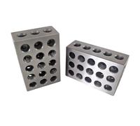 KiraKira Ground Steel Setup Blocks 25-50-75mm Set of 2 with Screws Workshop Accuracy