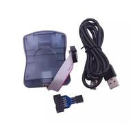 KiraKira High-Speed USB AVRISP Programmer, 12MHz Full Communication, Adjustable Clock up to 8MHz, Compatible with AVR Studio and All AVR Microcontrollers via ISP or PDI(STK500-adapter)