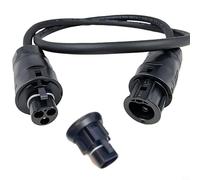 KiraKira Mains Connection Cable BC01 to for Schuko, 1.5mm2 H07RN-for F Inverter Power Cord Wieland Socket, Oil-Resistant Solar PV Adapter ()(3meter)