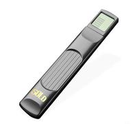 KiraKira Portable Guitar Chord Trainer with Digital LED Screen, 6-String Finger Practice Beginners, Rotatable Display & Metronome, Black