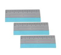 KiraKira Professional Car Decal Squeegee Tools 3pcs, Soft Felt Edge Scratch-Free Scraper for Window Tint and Vinyl Wrap, 6 to 12 Inch Sizes