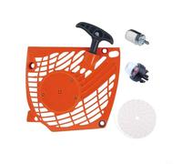 KiraKira Recoil Starter Assembly CS370 CS400 CS420ES for Chainsaw, A051000981 A051000982 with Pull Rope, for Fuel Filter & Bulb