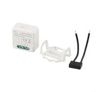 KiraKira Relay Module for Tuya and Life, Works Without Neutral Wire, 200-240V 10A, Voice Control via Assistant, DIY Light Switch, White(D)